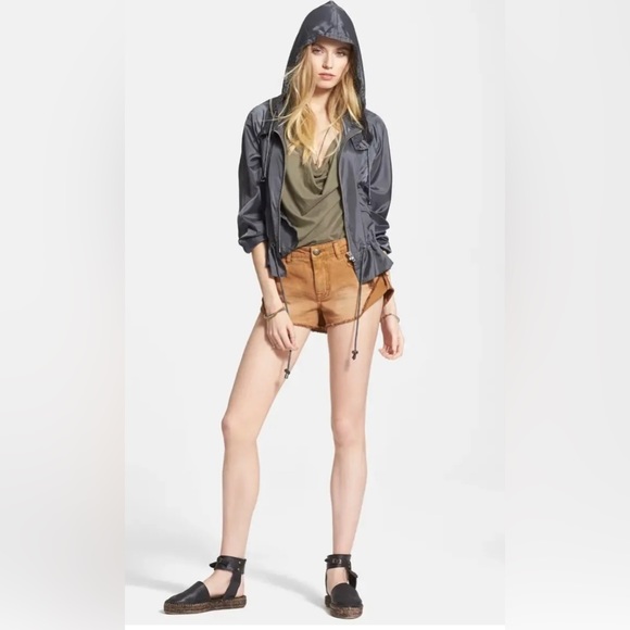 Free People Rain Jacket Excellent Condition Large - Picture 2 of 13